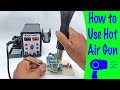 How to use SMD Rework Station Hot air gun or heat gun in mobile phone repairing Tutorial#5