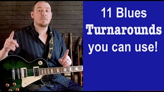 Blues Guitar Turnaround Licks Lesson