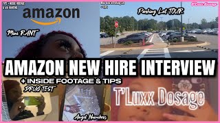VLOG: Amazon New Hire Interview + INSIDE FOOTAGE & TIPS