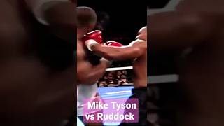 Mike Tyson vs Donovan Ruddock #shorts #boxing #miketyson