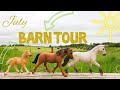 July Barn Tour || Schleich Barn Tour || 2020 || Schleich Horses