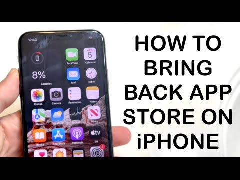 How to bring the App Store back to your iPhone! (2024)