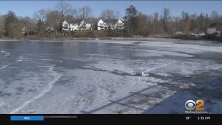 Residents On Long Island's Shores Can't Escape Freezing Weather