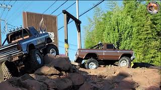 TRAXXAS TRXｰ4 1979 Ford F150 Brown Fast run！