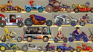 Hill Climb Racing 2 - All Skins and Vehicle Paints 2021