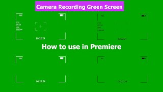 #4 Camera Recording Green Screen 4K - Cam Viewfinder
