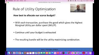 Consumer's Optimization Problem