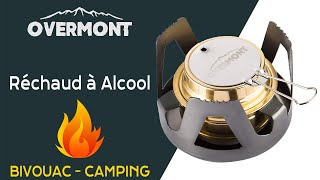 Mini Réchaud de Camping Portable pour Bivouac Randonnée - OVERMONT