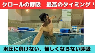 【クロールの呼吸！】どのタイミングで吐いて吸う？うまく息が吸えるタイミングと練習方法 ！