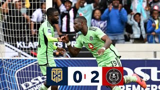 Orlando Pirates netted twice in the second half to bag a 2-0 win against Cape