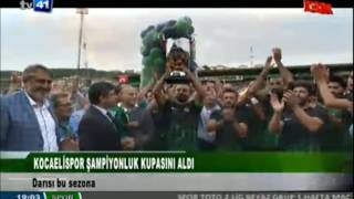 Kocaelispor Şampiyonluk Kupasını Aldı