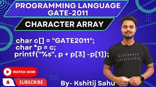Programming Language GATE- 2011 Problem Solution