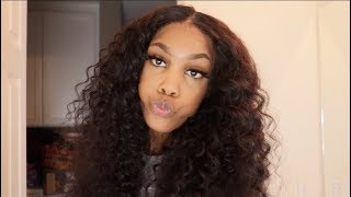 how i transformed my kinky curly wig ft.sunber hair