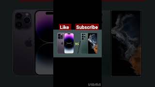 iPhone 14 Pro max  versus Samsung Galaxy s22 ultra #shorts #youtubeshorts