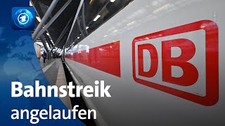 Viele Zugausfälle durch Bahnstreik