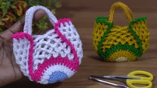 Crochet Purse Magic: Transform Yarn into Style || Make a Stylish Crochet Bag in Just a Few Minutes