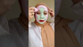 Nyobain clay mask stick ijo pink 💚💗🙄