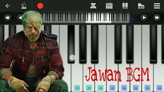 Jawan BGM | Anirudh | Easy Piano Tutorial | Shah Rukh Khan