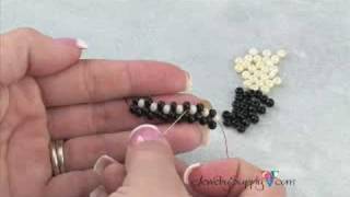 How to create an Even Count Peyote Stitch - beading