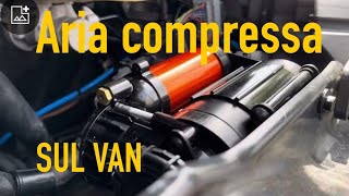 SPECIALE VAN impianto Aria COMPRESSA con compressore Vevor e accumulo d’aria