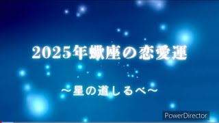 2025年蠍座の恋愛運