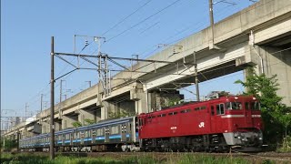 配8541レ ED75-759+仙石線205系M16編成KY出場