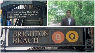 Visit By Train Brighton Beach to Sheepshead Bay Brooklyn New York USA | Subway | NYDESI TRAVELER