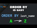 MySQL ORDER BY clause is easy