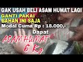 STOP BELI #ASAM #HUMAT‼️GANTI PAKAI BAHAN INI SAJA #GAK BELI ASAM HUMAT #SEUMUR HIDUP