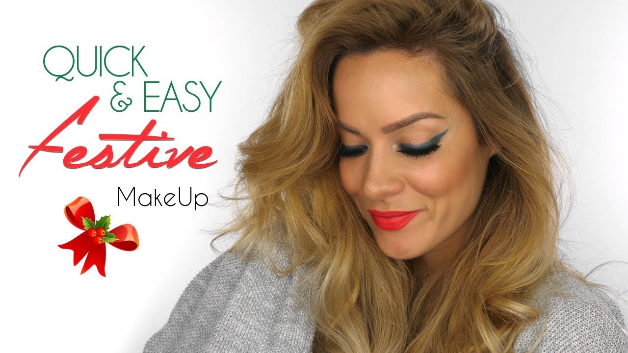 Quick Easy Festive Makeup Tutorial Shonagh Scott Showme Makeup