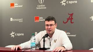 Vanderbilt Head Coach Mark Byington After Losing to Alabama