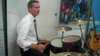 Dalton McGuinty plays the drums