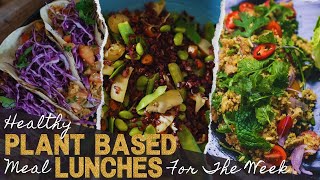 Satisfying Plant-Based Meal: Healthy Lunches for the Week #lunchrecipe #healthylunchideas #vegan