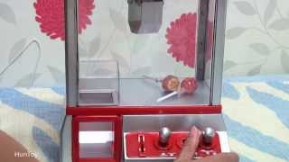 미니 사탕 뽑기기계 개봉 후 춥파춥스 캔디 뽑기 Claw Mini Candy Machine by HunToy