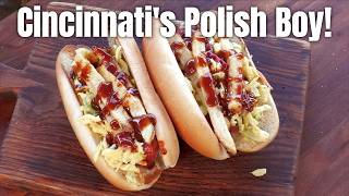 Best Hot Dog In Cincinnati? | Polish Boy Sandwich On The Lone Star Grill!