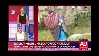 Emilia y Miguel hablaron con \