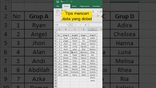 Cara mencari data yang sama | Tips Excel