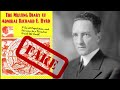 FAKE - Missing Diary of Admiral Richard Byrd - IT'S NOT REAL!