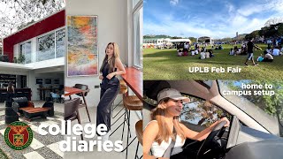 College Diaries 📚: UPLB feb fair, coffee shops, F2F classes | itsmanaigsisters