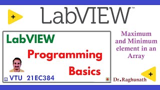 # BEC358A Finding the array maximum and array minimum in LabVIEW