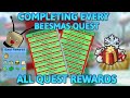 Completing Every Beesmas Quest - All Rewards & Quests (Bee Swarm Simulator)