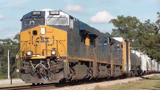 [1P] CSX Mixed Freight and Container Trains, Hull - Carlton GA 10/08/2015 ©mbmars01