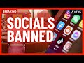 BREAKING: Social media ban for under-16s PASSES Australian Senate | 6 News