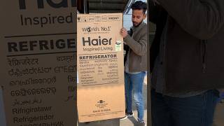 unboxing video haier  refrigerator 185L #shorts 🔥🔥🔥🔥🔥