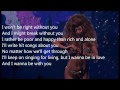 Lady Gaga I Wanna Be With You iTunes Festival Lyrics