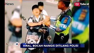 Beredar Video Kocak Bocah Nangis Kejer saat Ditilang Polisi - iNews Malam 13/11