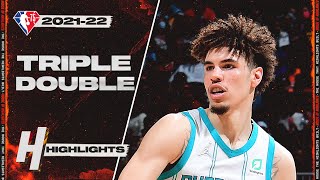 LaMelo Ball TRIPLE-DOUBLE 15 PTS 11 AST 10 REB Full Highlights vs Hawks 🔥