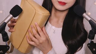 ASMR 이런 저런 잔잔한 수다 가득💓 + 마이크 터칭 (가방 샀어요! 가죽 탭핑, 요즘 보고 듣는 것들💻🎧📱)