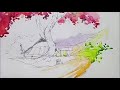 pen and wash method simple watercolor gel pen camel artist watercolor jagadeesh narayanan