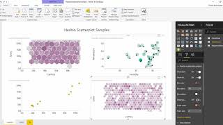 Hexbin Scatterplot - Power BI Custom Visual
